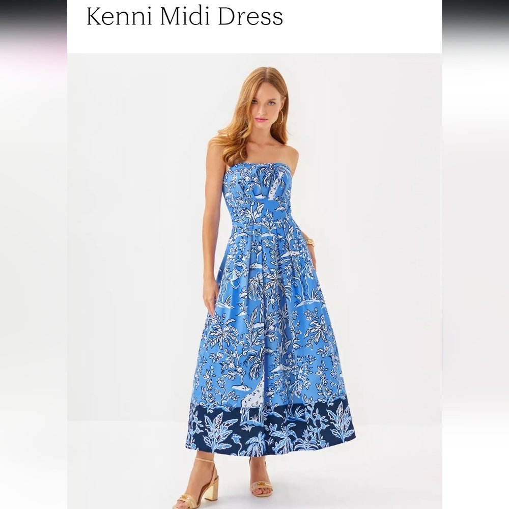 NWT Lilly Pulitzer Kenni Midi Dress - Picture 5 of 5